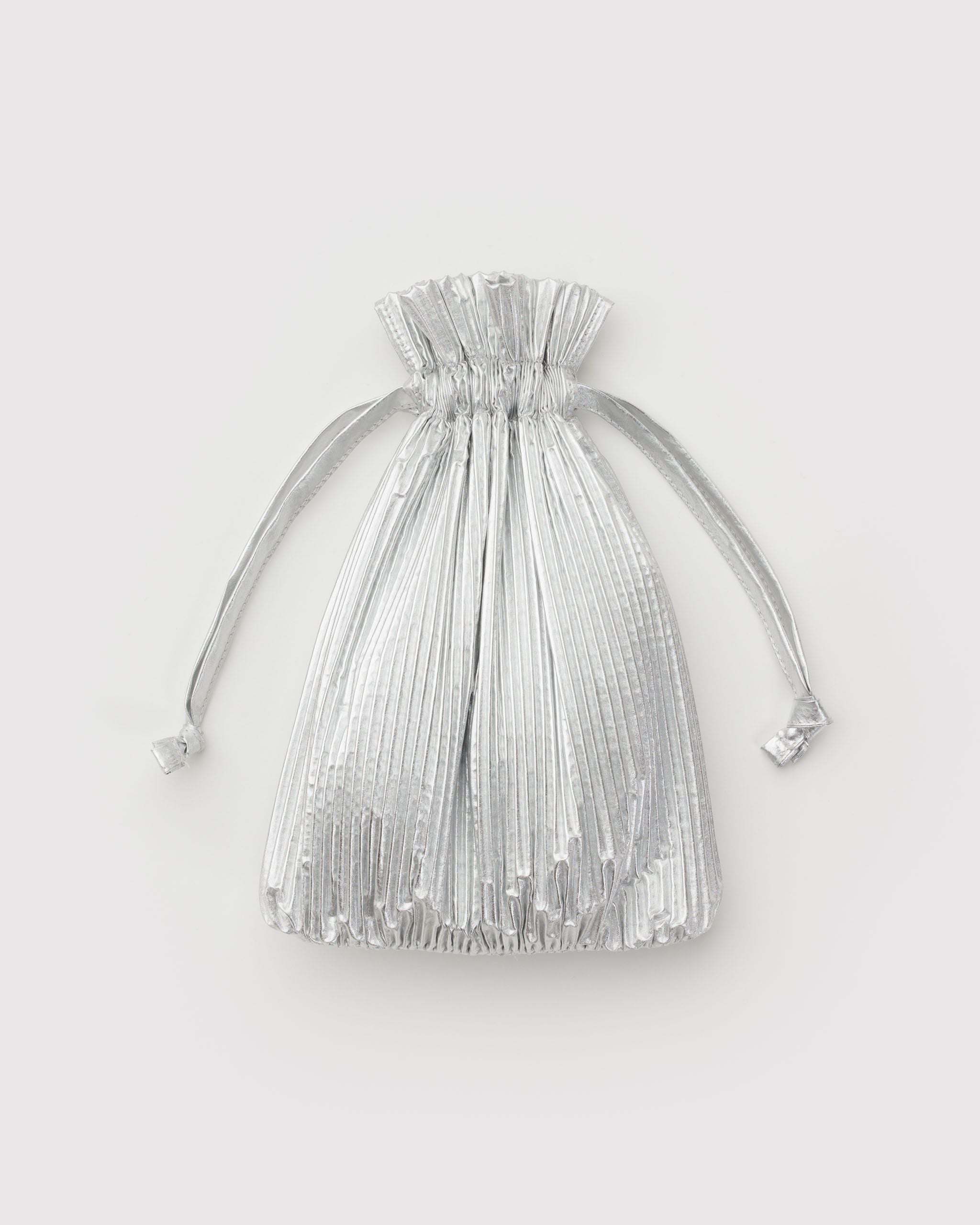 Pleated Baggu Chrome Metallic BAGS