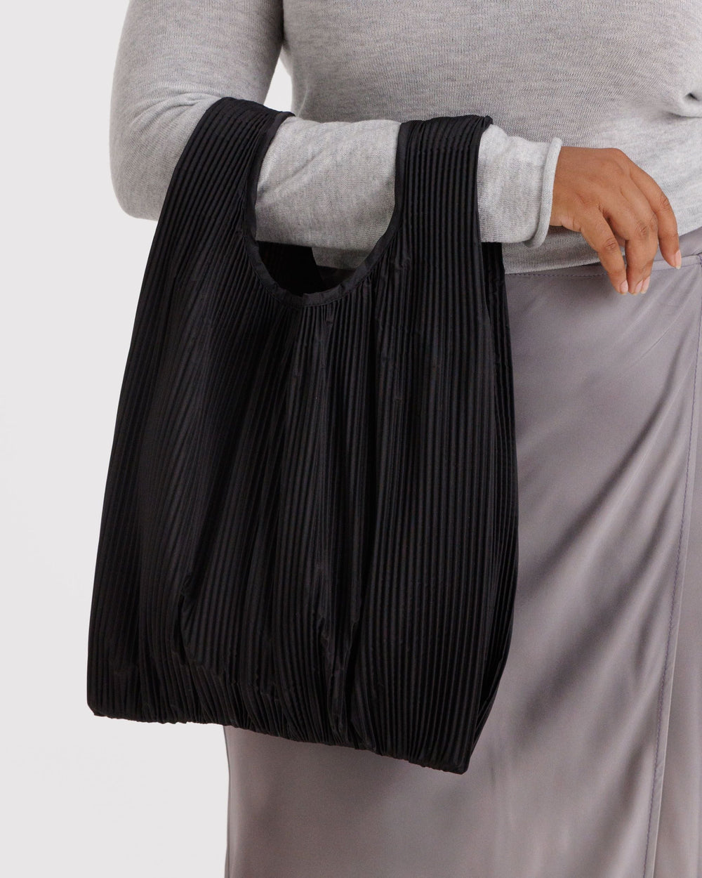 Pleated Baggu Black BAGS