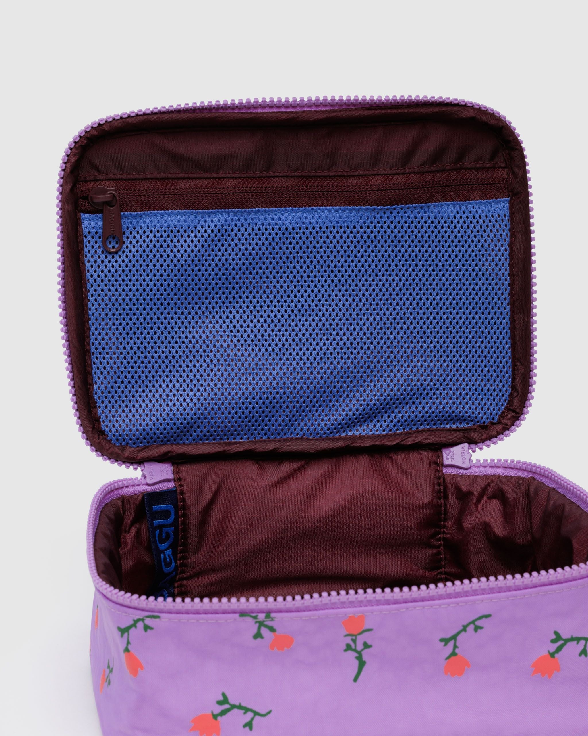 Small Cosmetic Case Painted Wildflower