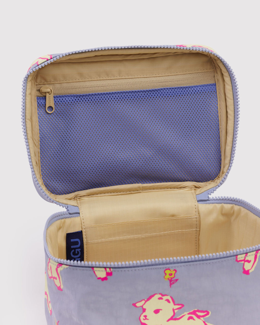 Large Cosmetic Case Lambs