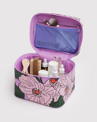 Large Cosmetic Case Pink Poppy