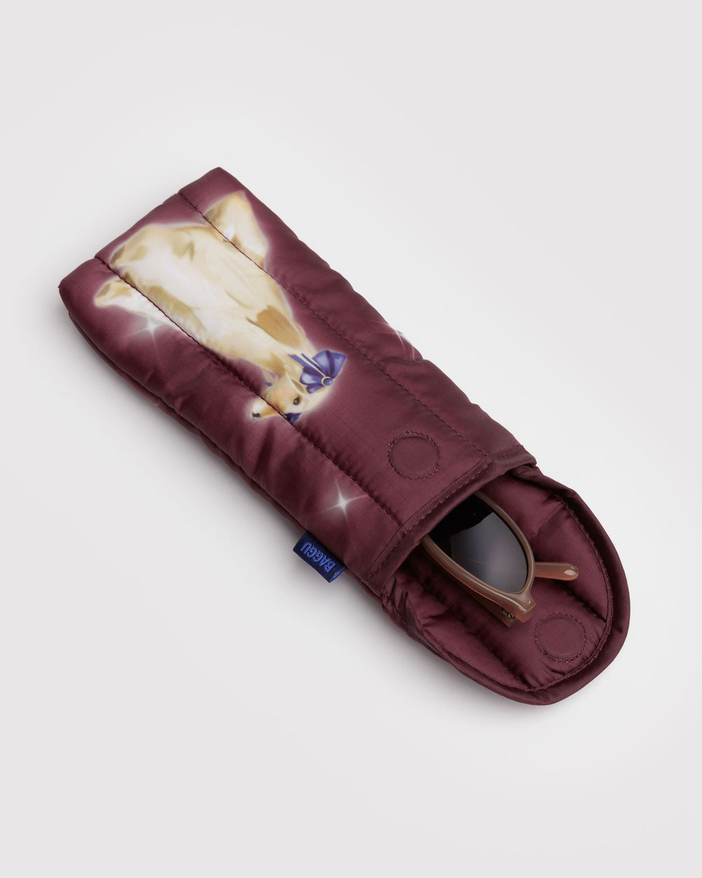 Puffy Glasses Sleeve Fancy Dogs