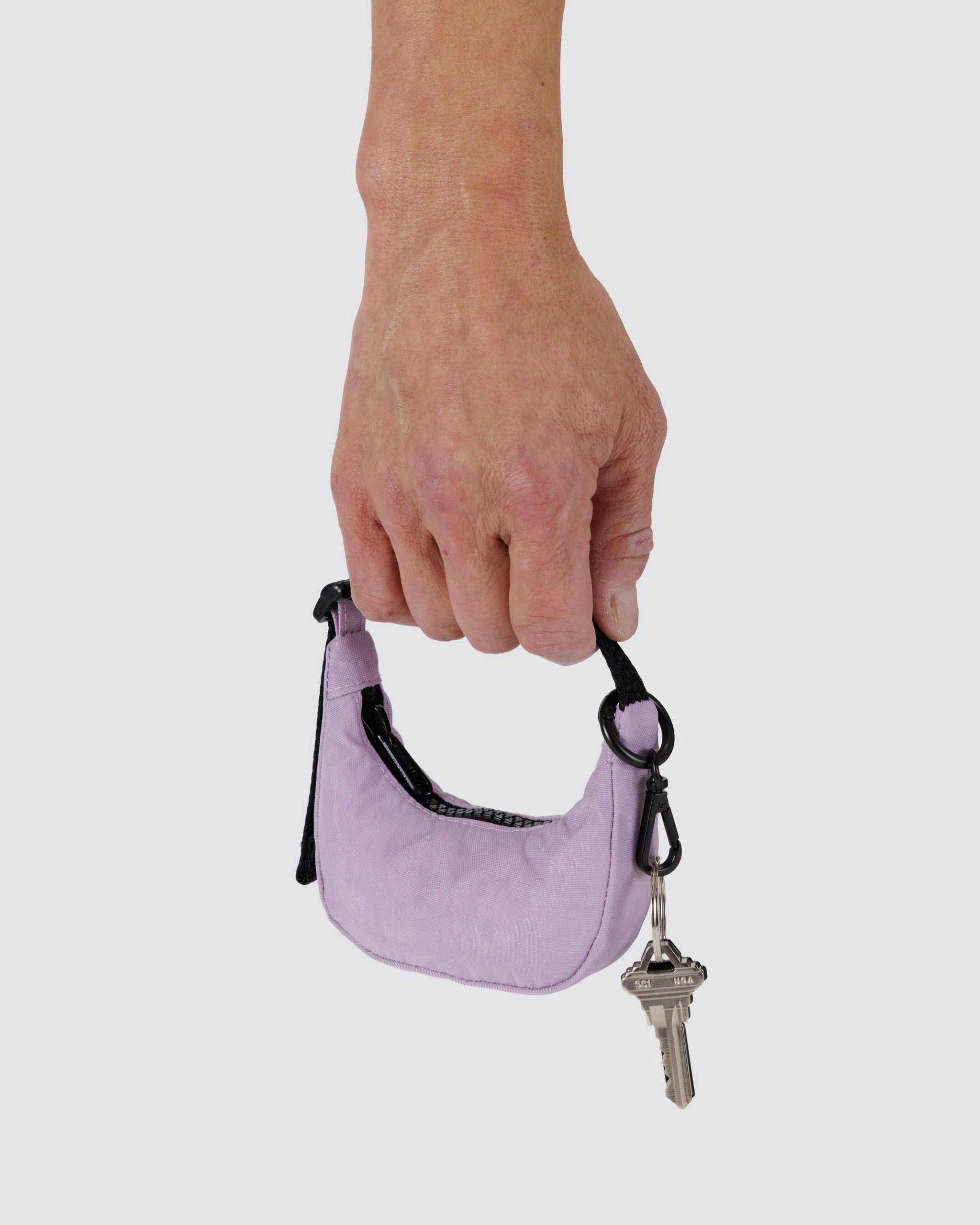Crescent Bag Charm Dusty Pink
