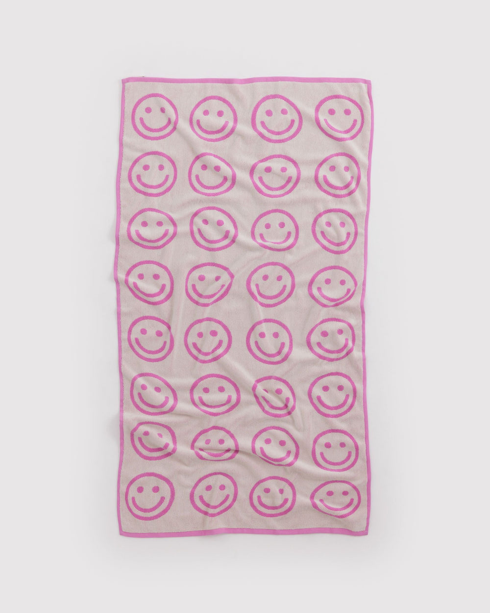 Bath Towel Happy Pink