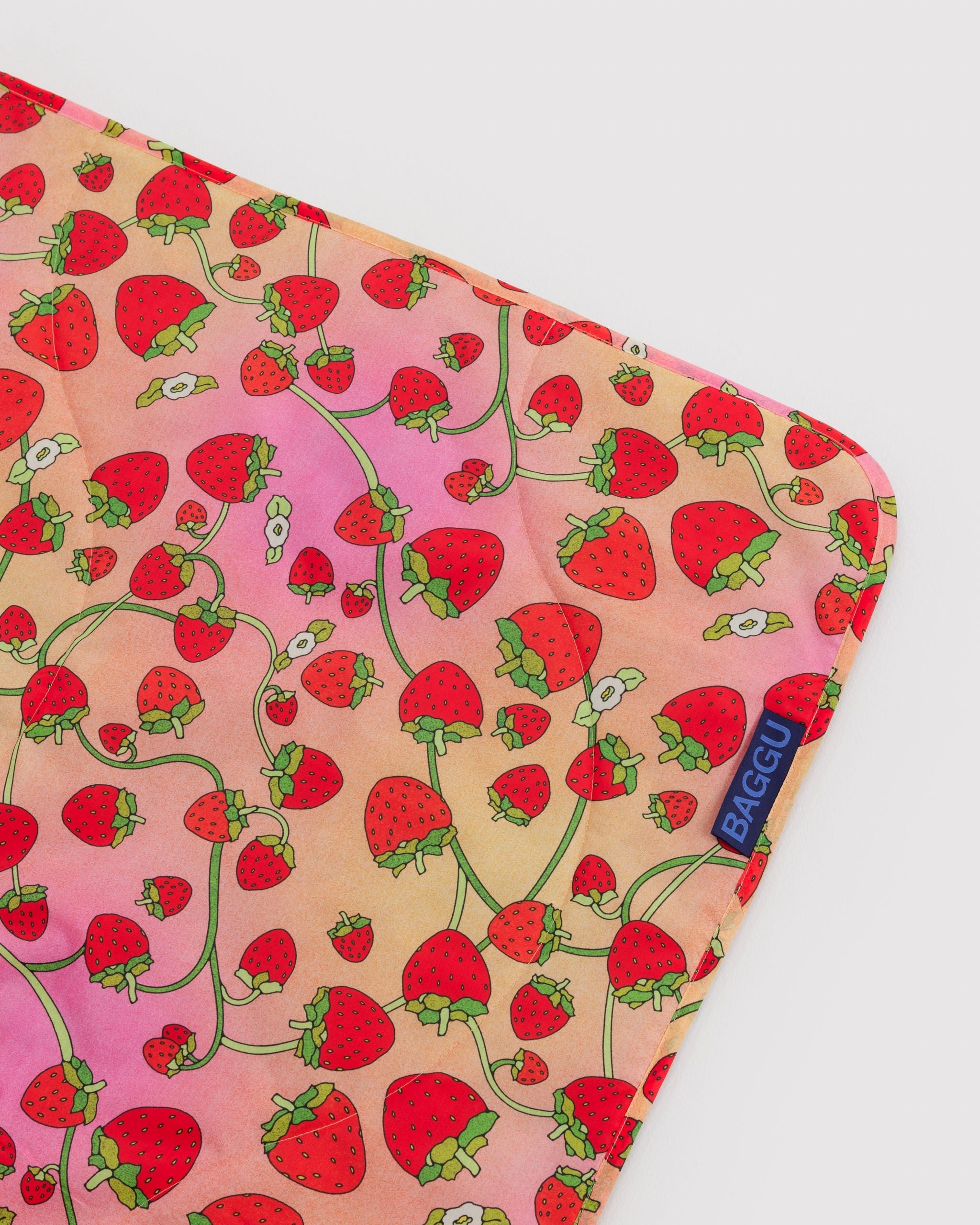 Puffy Picnic Blanket Strawberry Blossom
