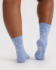 Crew Sock Blue Star