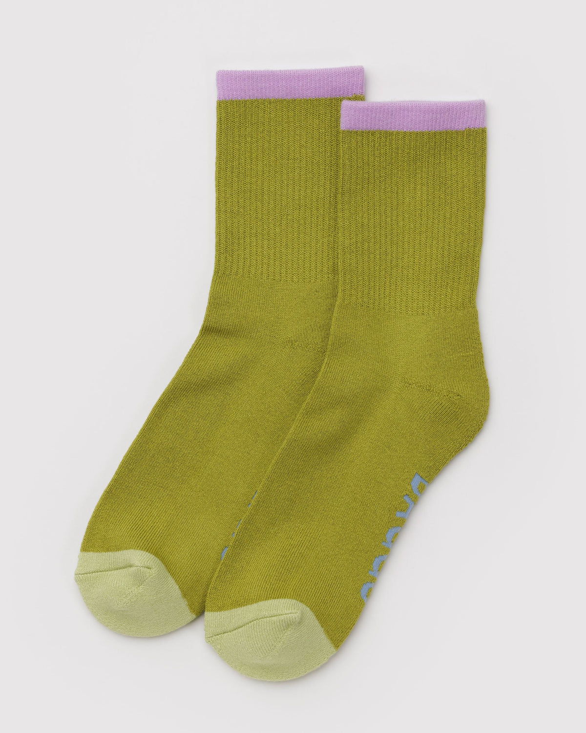 Ribbed Sock Olive Mix