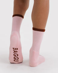 Ribbed Sock Blush Mix