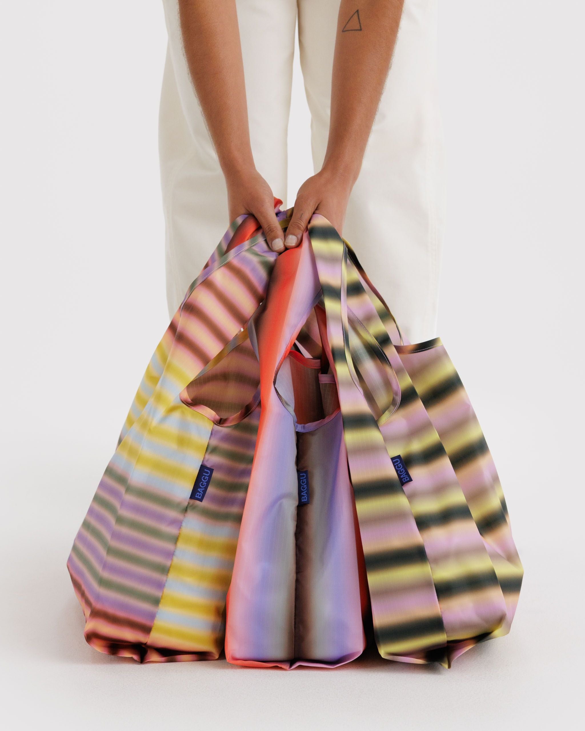 Standard Baggu Set of 3 Gradient Stripes BAGS