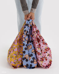 Standard Baggu Set of 3 Mickey, Minnie & Pluto BAGS
